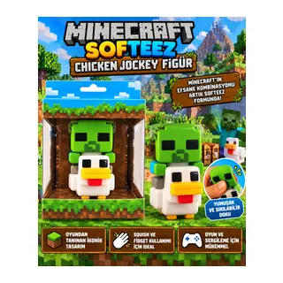 Minecraft Softeez Chicken Jockey Figür