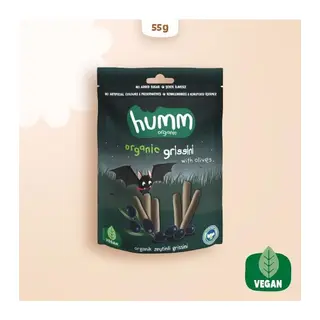 Humm Organik Vegan Zeytinli Grissini 55 Gr