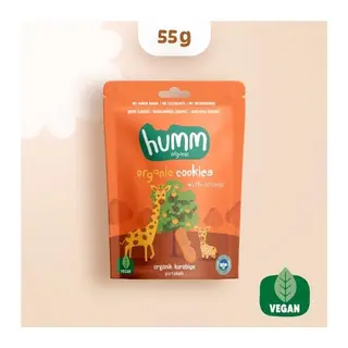 Organik Vegan Portakallı Kurabiye 55 Gr