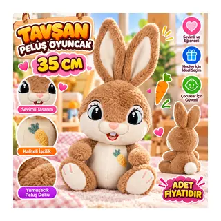 10012 Tavşan Peluş 35CM Oyuncak Peluş