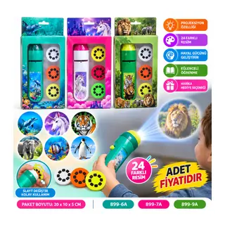 899-6A/899-7A/899-9A PROJEKTÖR OYUNCAK HAYVANLAR ALEMİ YANSITMA (adet fiyatıdır)