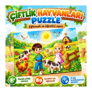 CAAHS-33500-33507 Ahşap Puzzle