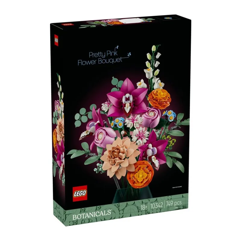 10342 NessiWorld iconic Botanicals Pembe Çiçek Buketi 749 parça +18 yaş