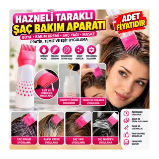 Saç Boyama Aparatı Taraklı Saç Bakımı Krem Saç Yağı Uygulama Aparatı
