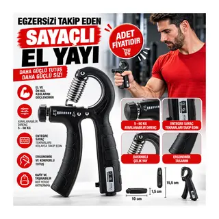 Egzersizi Takip Eden Sayaçlı El Yayı (adet fiyatıdır)