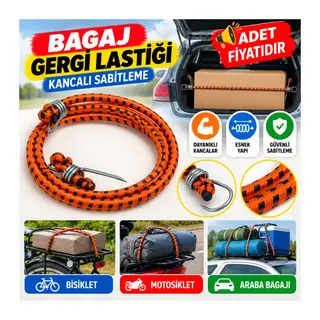 Bisiklet Araba Motosiklet Kancalı Bagaj Gergi Lastiği Sabitleme(adet fiyatıdır)