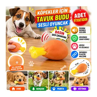 Köpekler İçin Oyuncak Tavuk Budu (adet fiyatıdır)