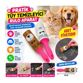 Pratik Tüy Alma ve Temizleme Tüy Toplama Makinesi Rulo Aparat (adet fiyatıdır)