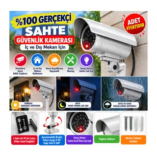 %100 Gerçekçi İç ve Dış Mekan İçin Güvenlik Kamerası (adet fiyatıdır)