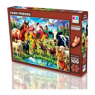 31507 Farm Friends 100 Parça Puzzle