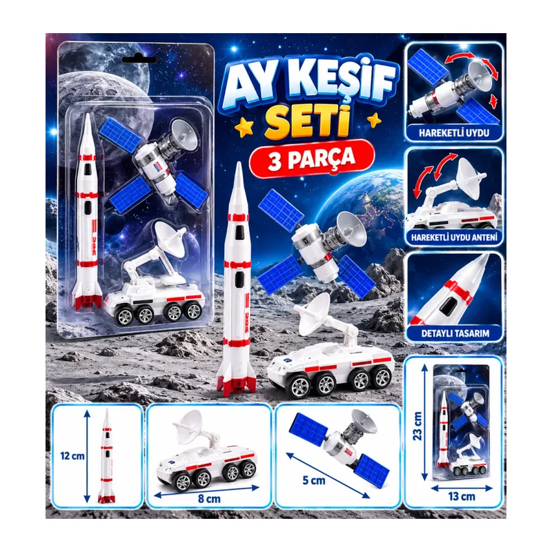 Ay Araçlı Ay Keşif Seti
