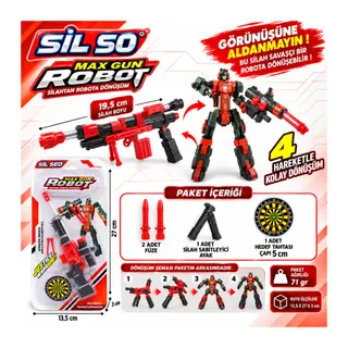 Robota Dönüşen Kırmızı Silah