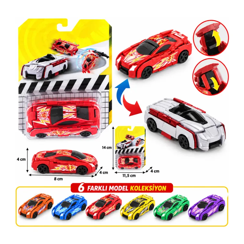 Dönüşen Araçlar Spor Arabalar Flaş / Modern (adet fiyatıdır)