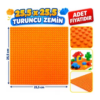 25,5 X 25,5 Turuncu Zemin (adet fiyatıdır)