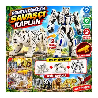 Robota Dönüşen Savaşçı Kaplan (adet fiyatıdır)