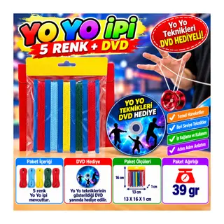 Renkli Yo Yo İpi+DVD