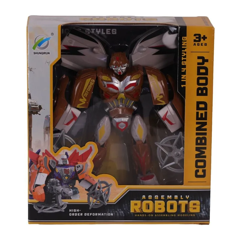 339-20 339-21 4 Farklı Asorti Dönüşebilen Robotlar