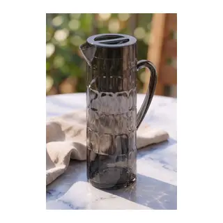 Akrilik Allegra 1,5 Lt Füme Sürahi (Buzdolabı Kapak Rafına Sığar)