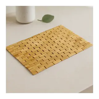 Bambu Ahşap Kaymaz Banyo Paspası 42x62 cm