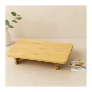 Bambu Ahşap Dikdörtgen Sunum Panosu 32.5x21.5 cm Ayaklı 5 cm