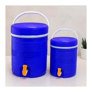 Yuvarlak Plastik Termos Seti 14L+6L Musluklu