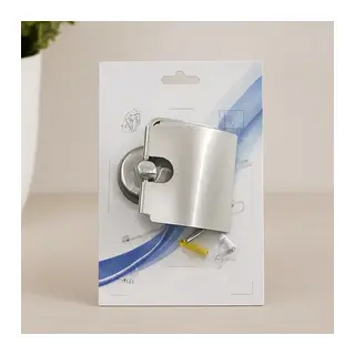 Vidalı Metal WC Kağıtlık Geniş Kapaklı