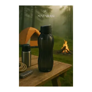 Suluk & Su Şişesi & Sporcu Matara Füme 1 lt