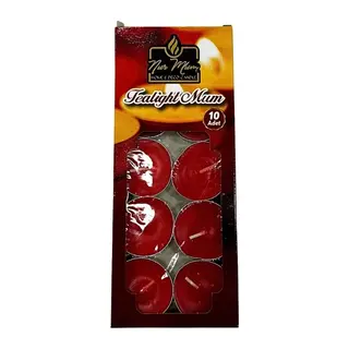 10'li Tea Light Mum 10 g Kokusuz