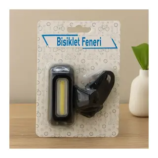 Pilli 4 Fonksiyonlu Bisiklet Feneri (Renkli & Beyaz)