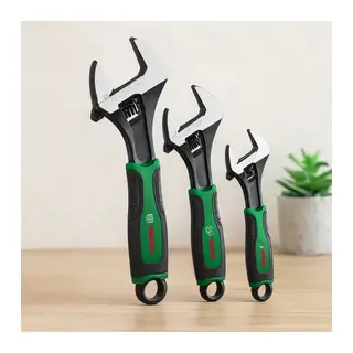 İngiliz Anahtar ve Kurbağacık Seti 3 Parça (6"-8"-10" / 150-200-250 mm)