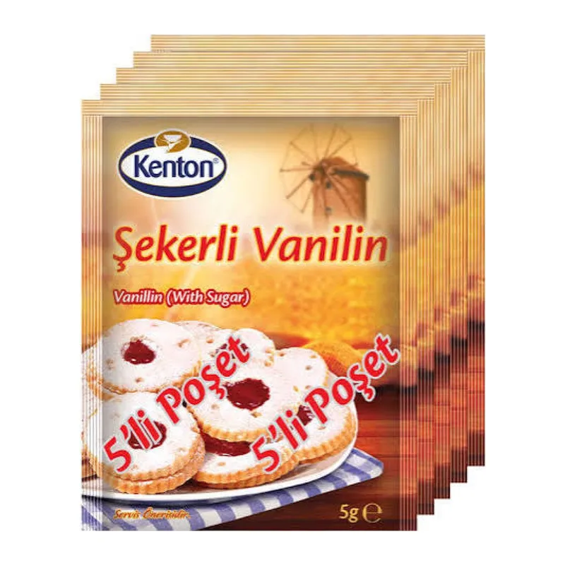 KENTON ŞEKER VANİLİN 5 Lİ (5 Adet)