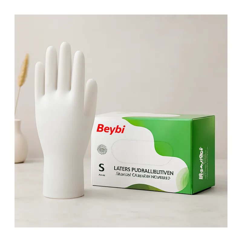 Lateks Pudralı Muayene Eldiveni S 100lü