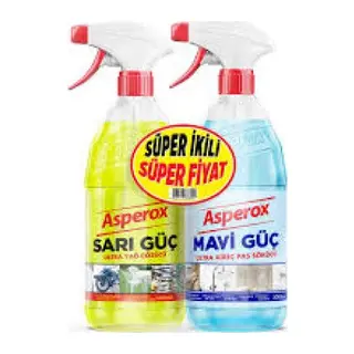 ASPEROX 1+1 LT SARI GÜÇ+MAVİ GÜÇ SPREY SHRİNK