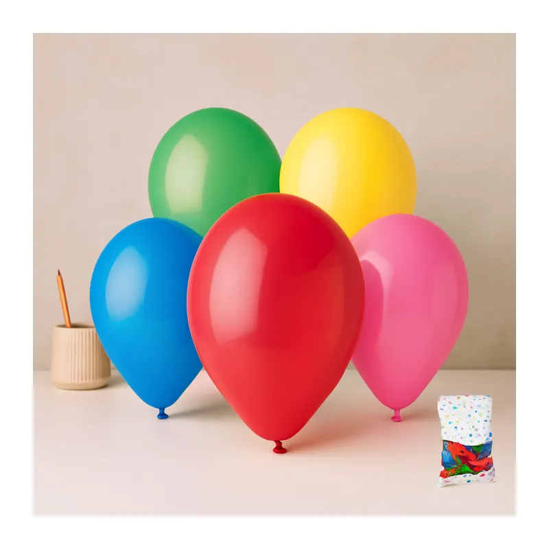 Renkli Klasik Balon 26 cm (10'') - 100'lü Paket
