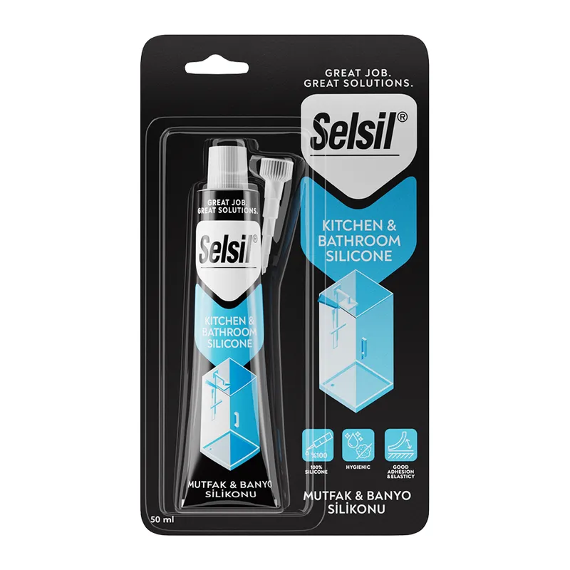 Şeffaf Tüp Silikon 50 ml