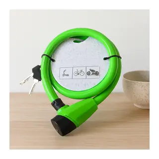 Çelik Tel Motor ve Bisiklet Kilit 18mm x 100cm Anahtarlı