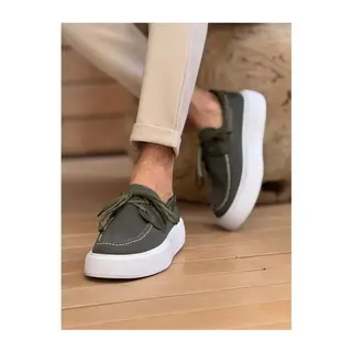 Erkek Yürüyüş Bağcıklı Gündüz Triko Spor Ayakkabı