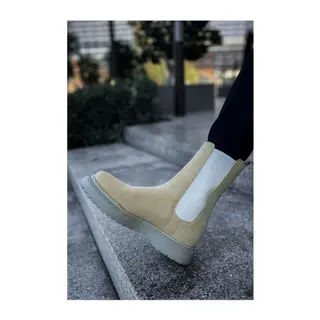 Erkek Fermuarlı Dayanıklı Rahat Kışlık Süet Bot