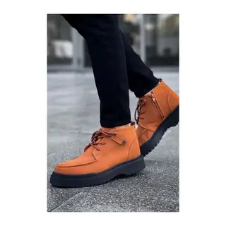 Erkek Fermuarlı Dengeli Stabil Yumuşak Kışlık Şehir Bot