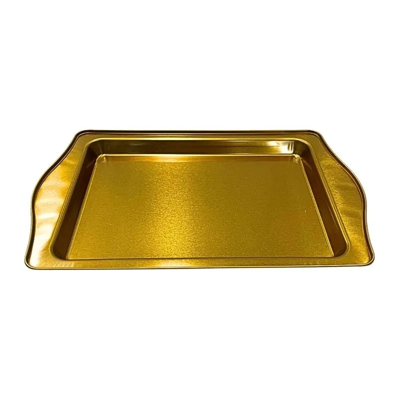 Küçük Boy Gold Tutmalı Tepsi