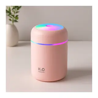 Mini USB Hava Nemlendirici 300ml - Işıklı Taşınabilir Aroma Difüzör