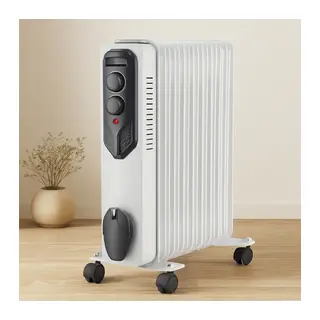11 Dilimli Yağlı Radyatör Isıtıcı 2500W Ayarlı Termostat