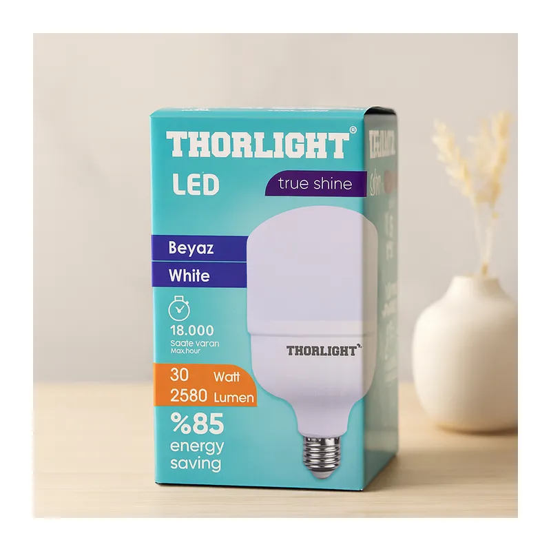 30W E27 LED Ampul 2580 lm 6400K T-Shape