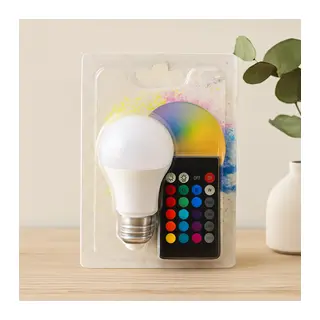 LED Ampul E27 9W RGB Kumandalı 800 lm 6500K