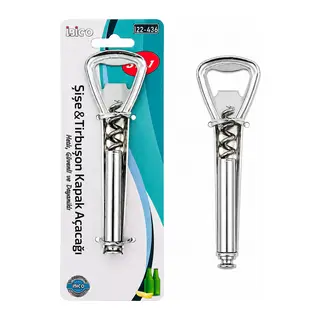 Metal 3in1 Tirbüşon Kapak Açacak
