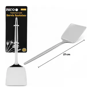 Krom Kaplama Metal Servis Spatula 27 cm