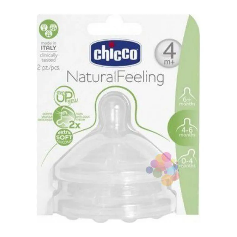 NaturalFeeling Biberon Emziği 4 Ay+ Akış Ayarlı 2li