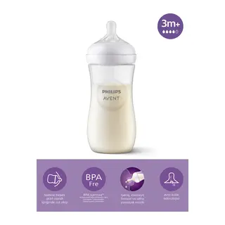 Doğal Tepkili Natural Response PP Biberon 330 ml 3+ Ay