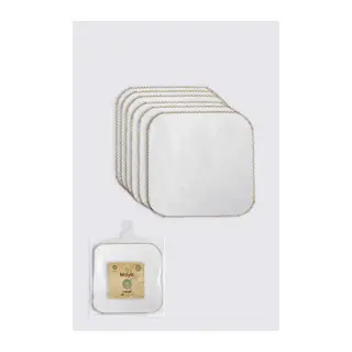 Organik 28x28 6'Lı Havlu Mendil 90105 Ekru