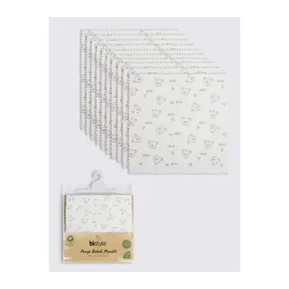 Koala 20x20 10'Lu Penye Mendil 90165 Ekru